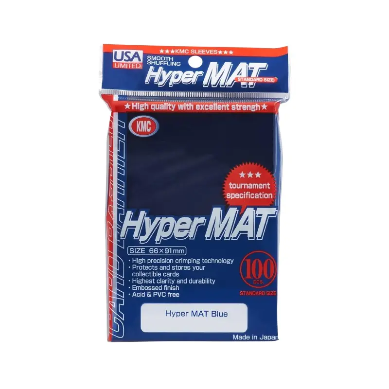 Sleeves: Full Size Hyper Matte Blue (100)