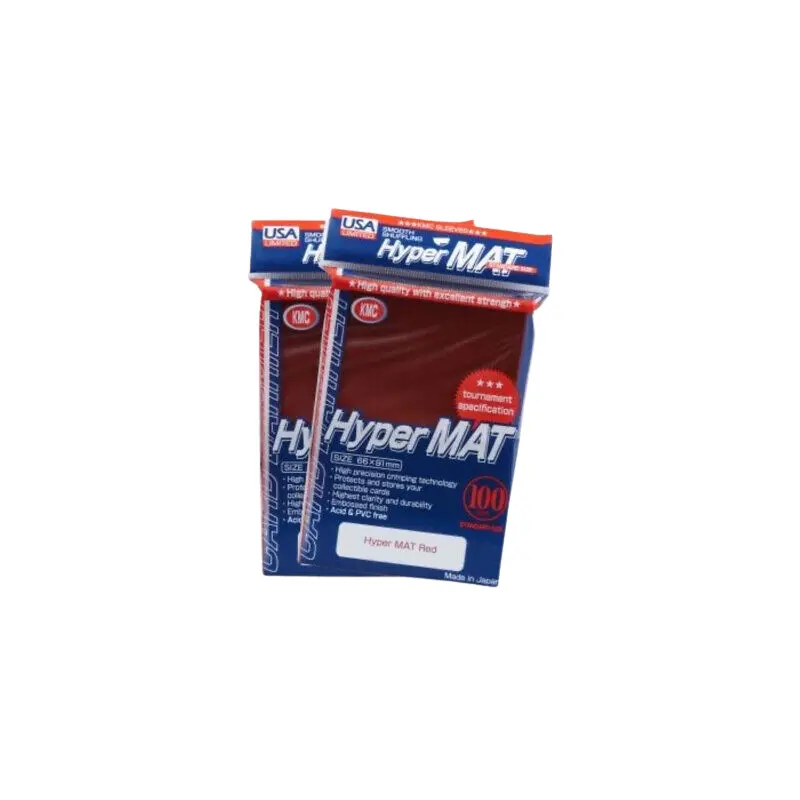 Sleeves: Full Size Hyper Matte Red (100)