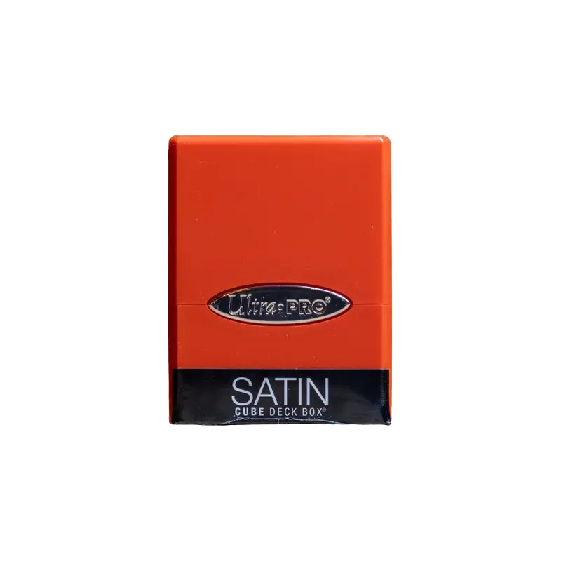 Satin Cube: Pumpkin Orange
