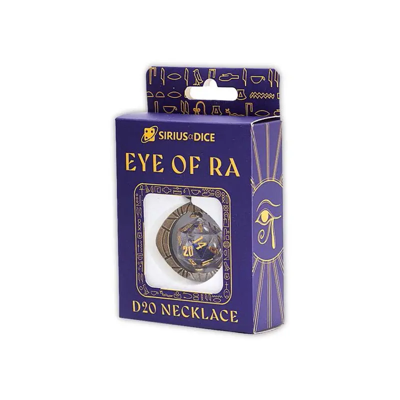 Sirius Dice Eye of Ra d20 Necklace