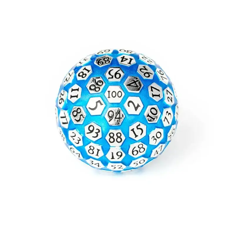 Mega Metal D100 Paperweight - Blue Enamel