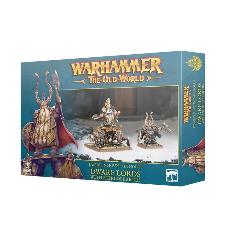 Warhammer The Old World - Dwarfen Mountain Holds: Dwarf Lords with Shieldbearers