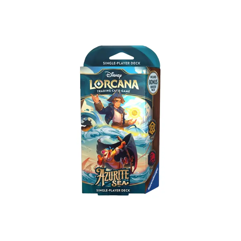 Disney Lorcana: Azurite Sea Starter Amber & Ruby