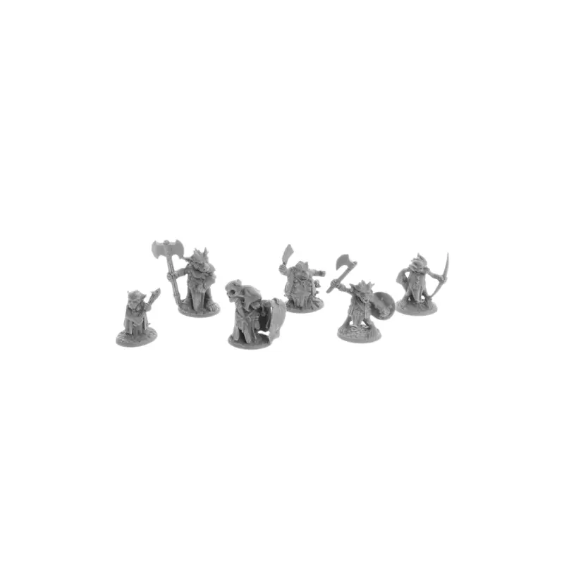 Dungeon Dwellers Bones: Ratpelt Kobold Leaders (6)