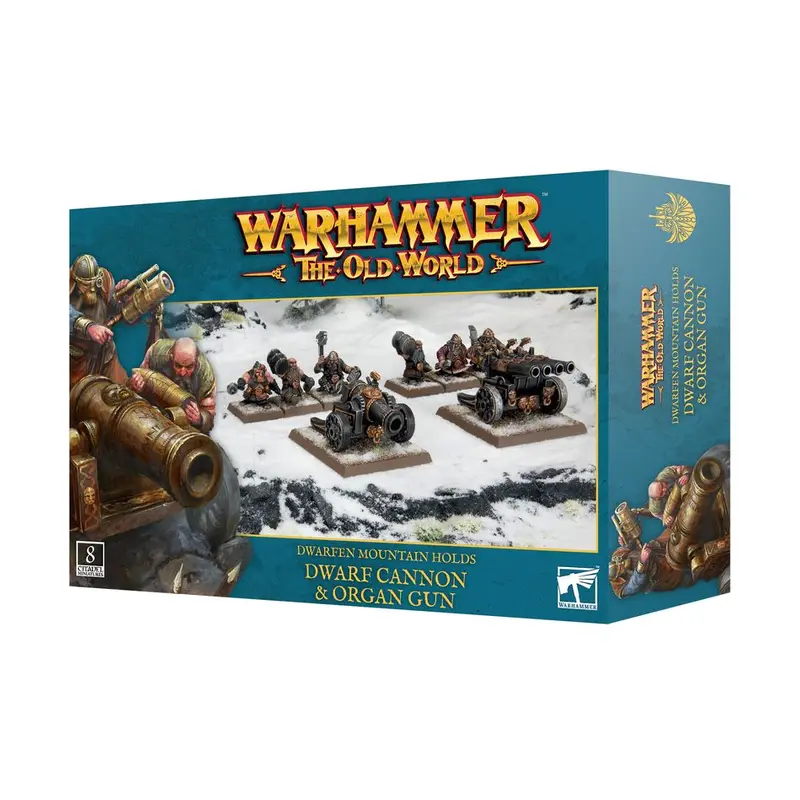 Warhammer The Old World - Dwarfen Mountain Holds: Dwarf Cannon & Organ Gun