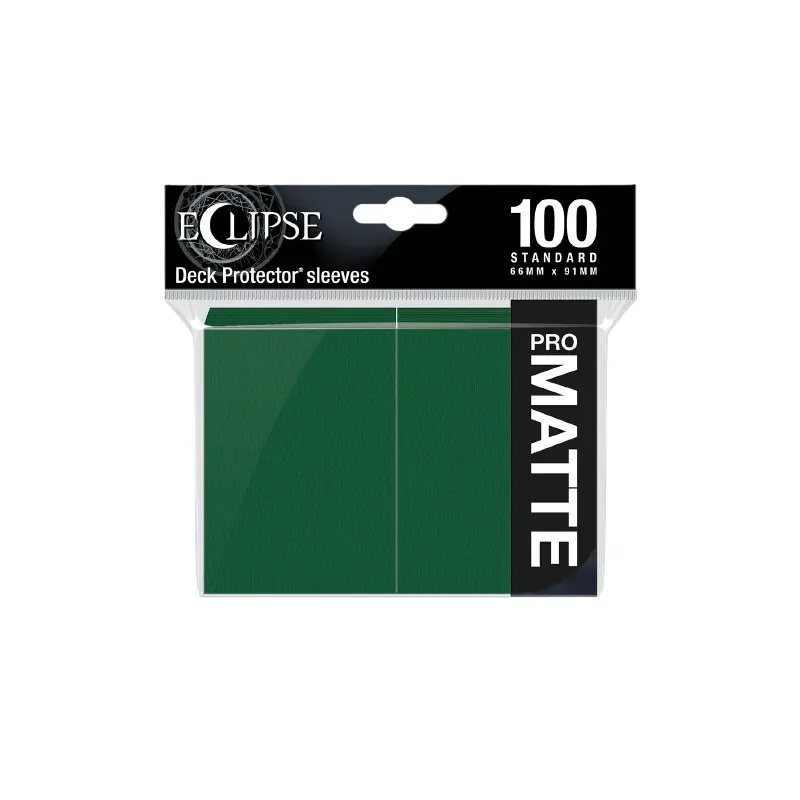 Eclipse Matt Standard Sleeves: Forest Green