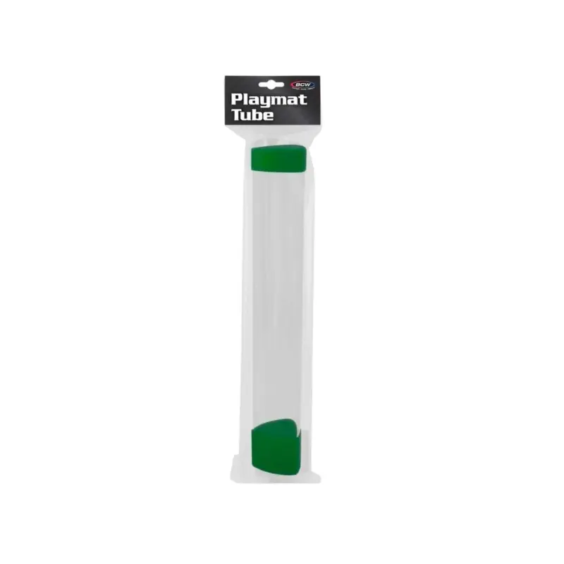 Playmat Tube with Dice Cap - Green/Clear