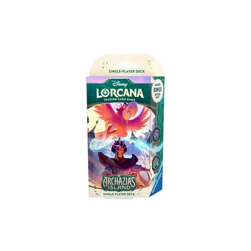 Disney Lorcana TCG: Archazia`s Island Starter Deck (Amethyst and Steel)