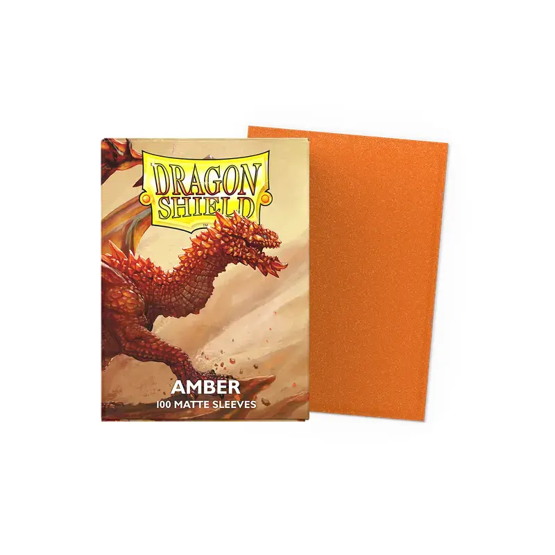 Dragon Shield Card Sleeves - Matte: Amber