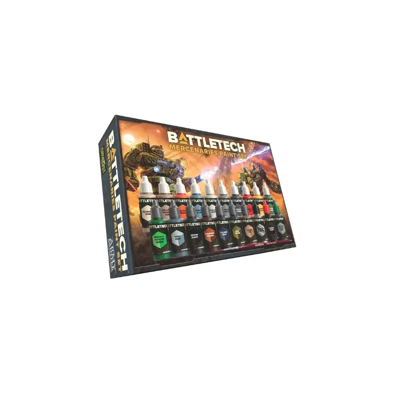 BattleTech Mercenaries Paint Set