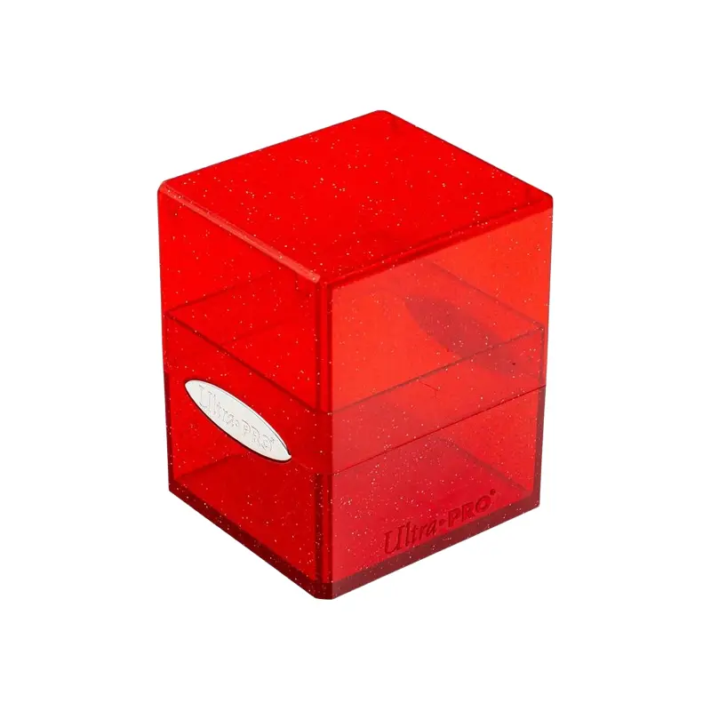 Satin Cube: Glitter Red