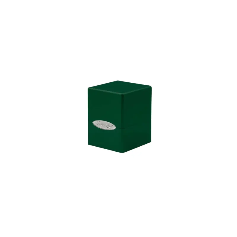 Satin Cube: High Gloss Emerald Green
