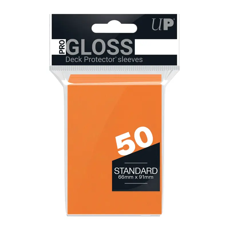 Ultra Pro Deck Protector Pack: Orange Solid 50ct