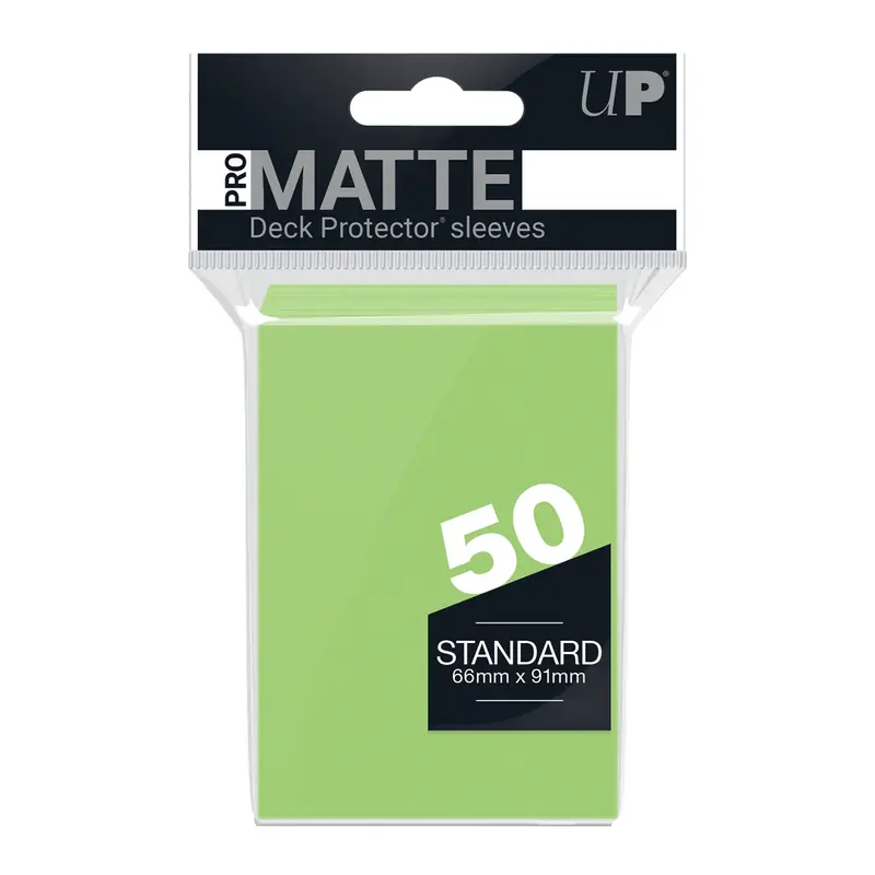Ultra Pro-Matte Deck Protector Pack: Light Green