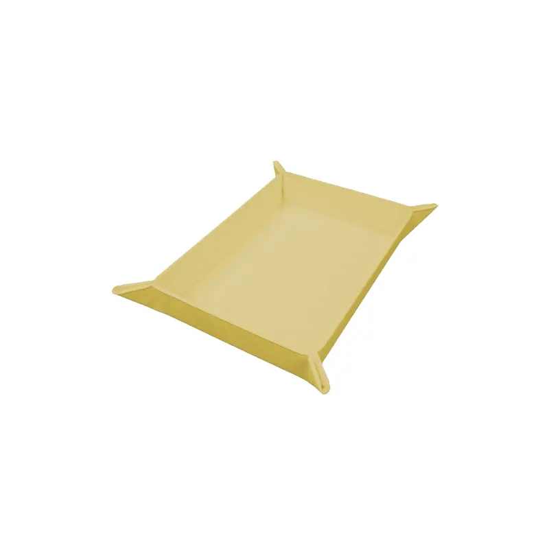 Vivid Magnetic Foldable Dice Tray - Yellow