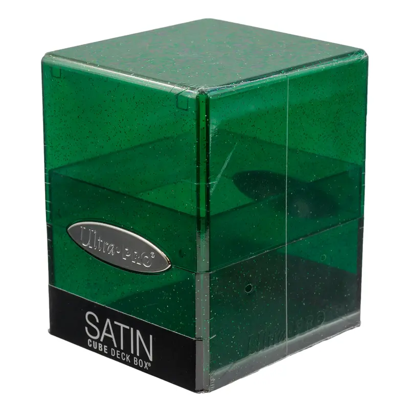 Satin Cube: Glitter Green
