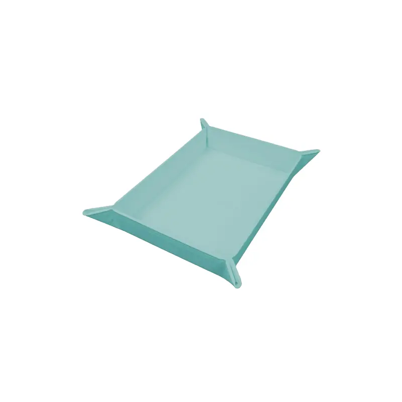 Vivid Magnetic Foldable Dice Tray - Light Blue