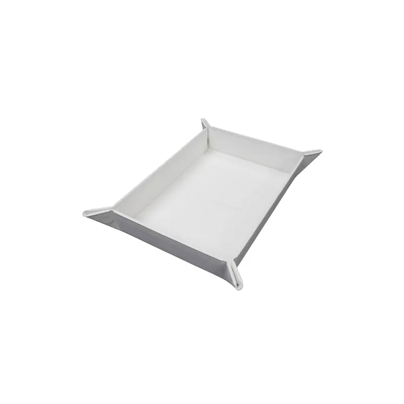 Vivid Magnetic Foldable Dice Tray - White