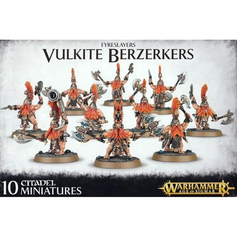 Age of Sigmar Fyreslayers Vulkite Berzerkers
