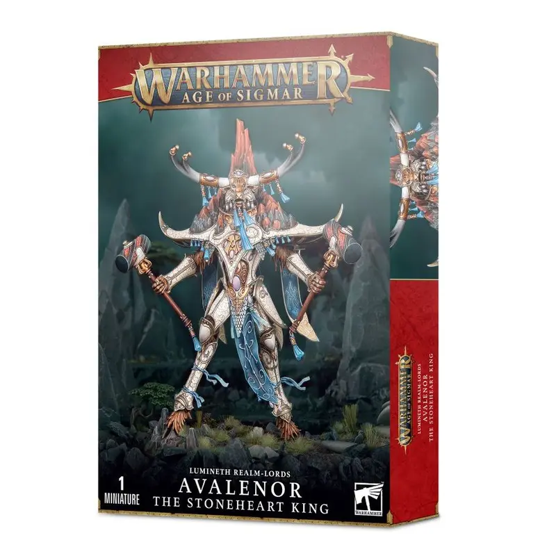 Age of Sigmar Lumineth Realm Lords: Avalenor, the Stoneheart King