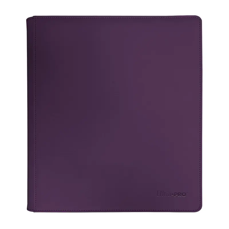Zippered PRO-Binder: Vivid - Midnight Plum (12 Pocket / Holds 480)