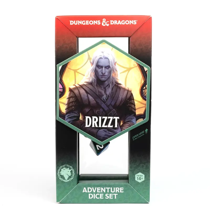 D&D Adventurer Dice Set - Legend of Drizzt 7ct