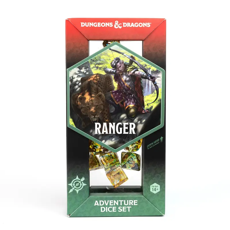 D&D Adventurer Dice Set - Ranger Multicolored 16ct