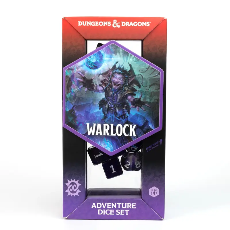D&D Adventurer Dice Set - Warlock Purple 16ct
