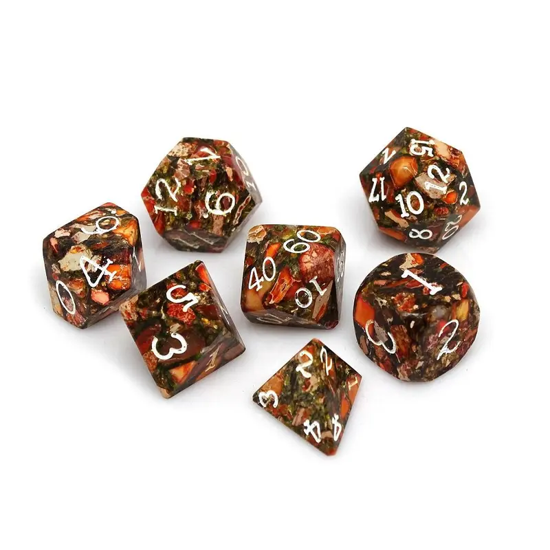 Wizard Stone Badlands 7ct Polyhedral Dice Set