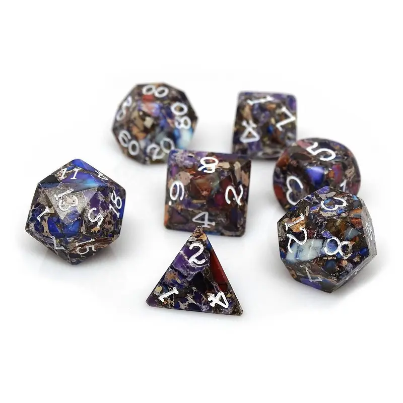 Wizard Stone Nebula 7ct Polyhedral Dice Set