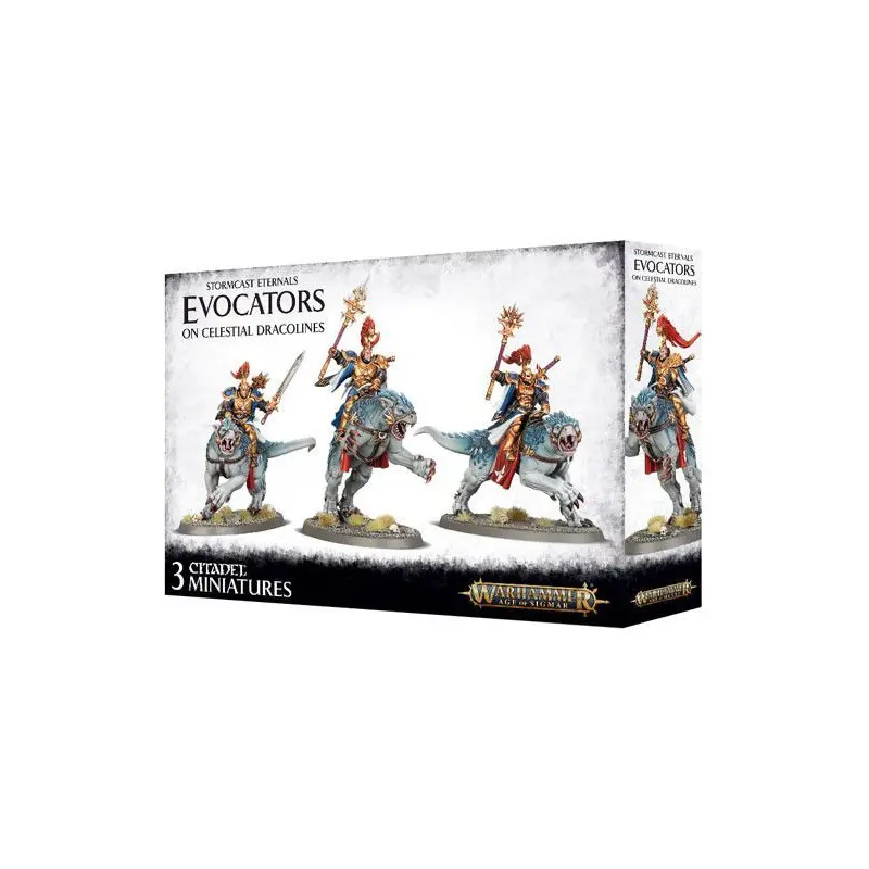 Age of Sigmar Stormcase Eternals Evocators on Celestial Dracolines