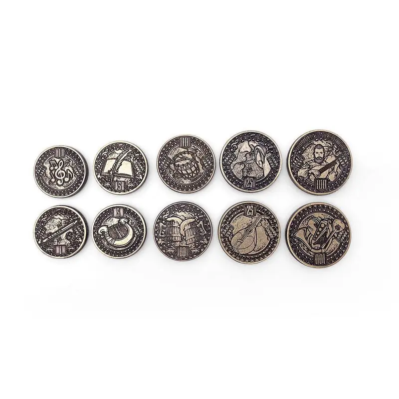 Adventure Coins: Game Night Set of 10 Coins