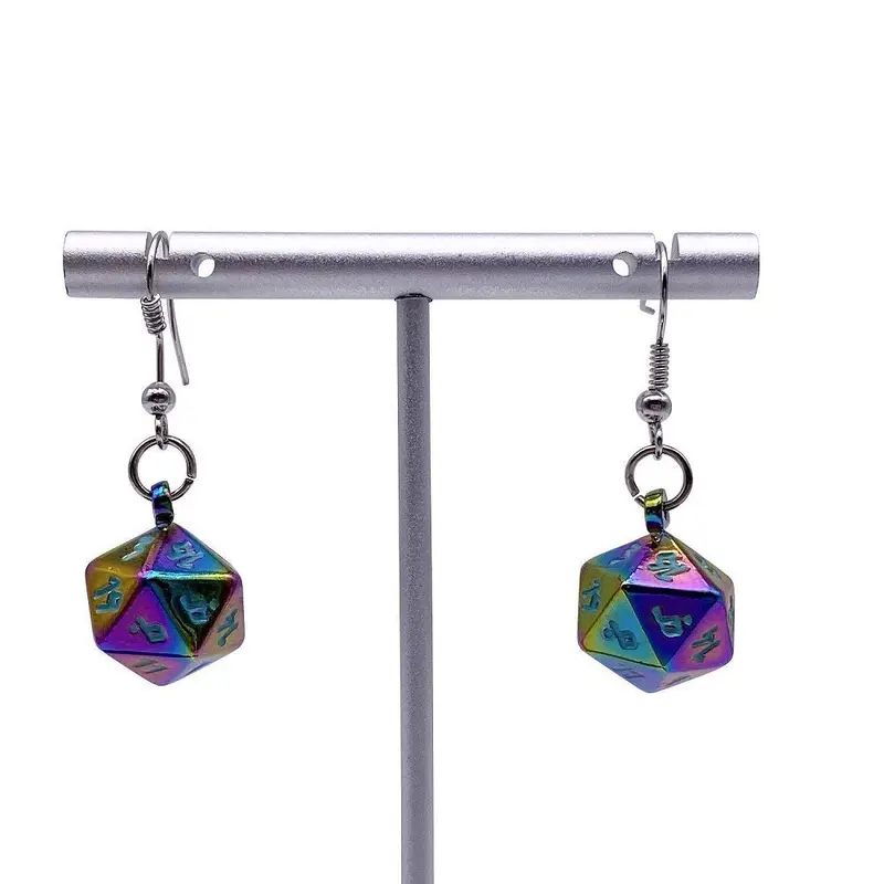 D20 Earrings Queens Treasure