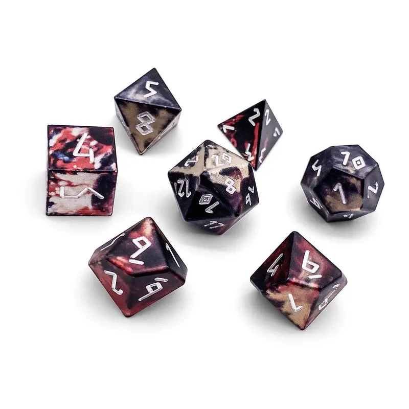Norse Foundry Wonderous Polyhedral Dice Set Vampire Lord