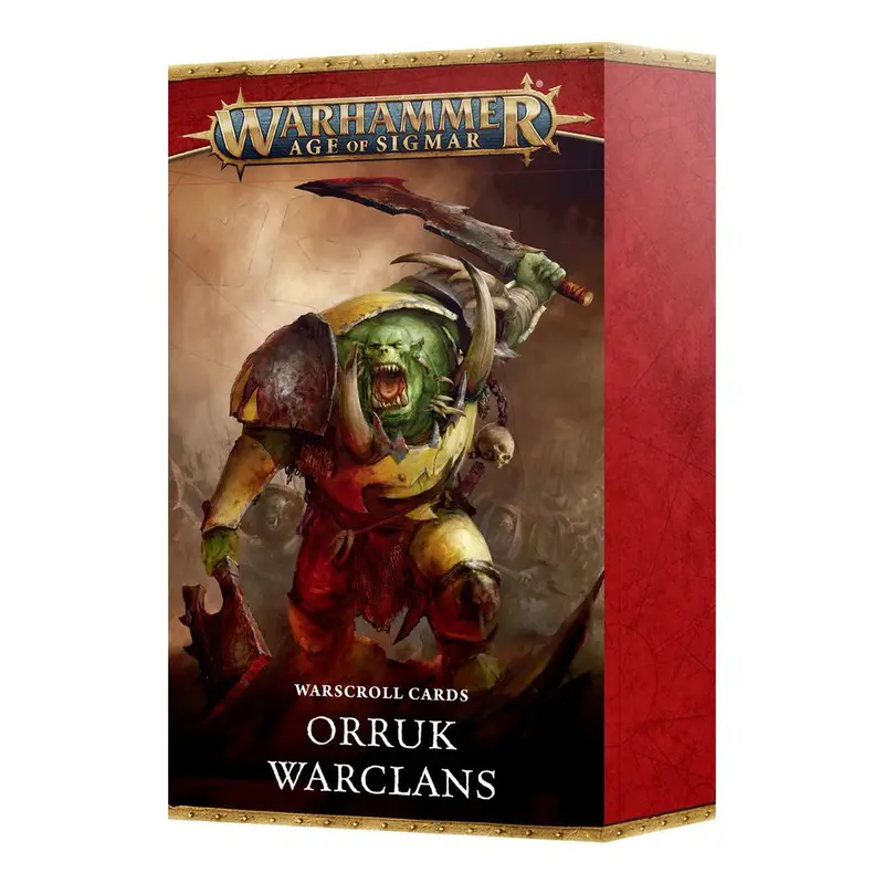 Age of Sigmar Orruk Warclans: Warscroll Cards