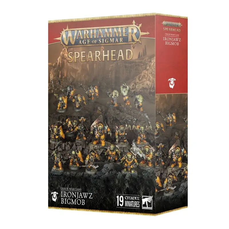 Age of Sigmar Spearhead: Orruk Warclans - Ironjawz Bigmob