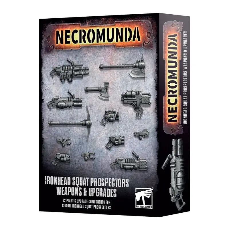 Necromunda Ironhead Squat Prospectors Weapons & Upgrades