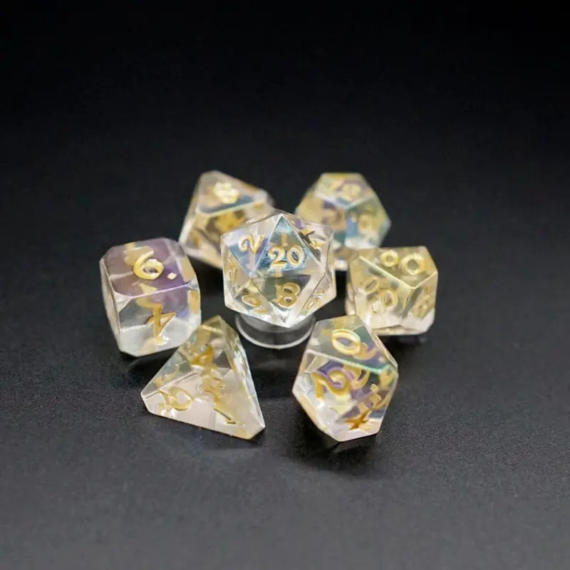 Die Hard Dice Avalore Prismatic Sunlight 7ct Polyhedral Set