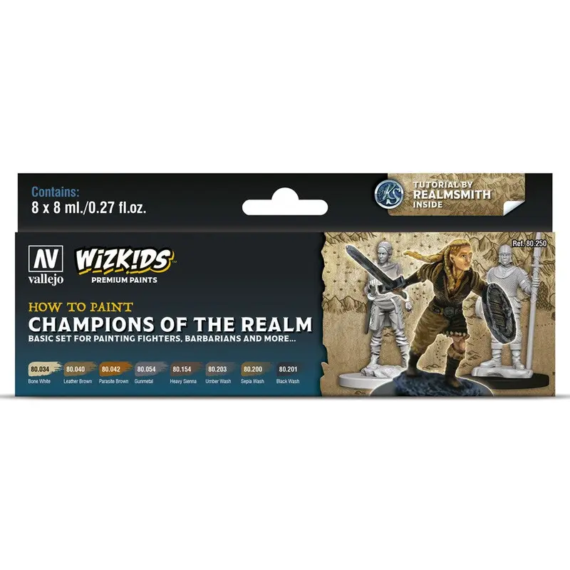 WizKids Premium Paint Set: Champions of the Realm