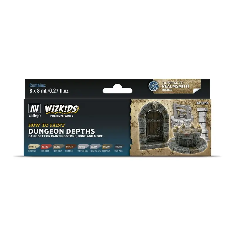 WizKids Premium Paint Set: Dungeon Depths