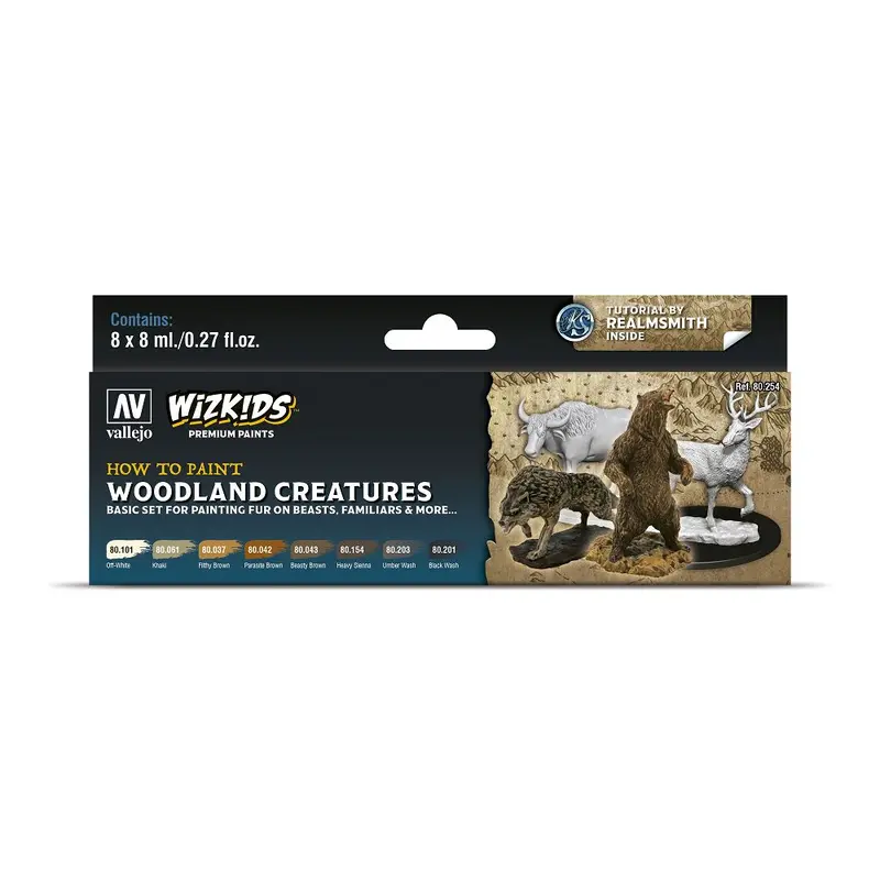 WizKids Premium Paint Set: Woodland Creatures