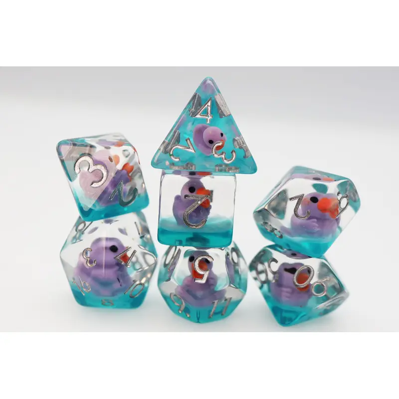 Lovely Duck RPG Dice Set