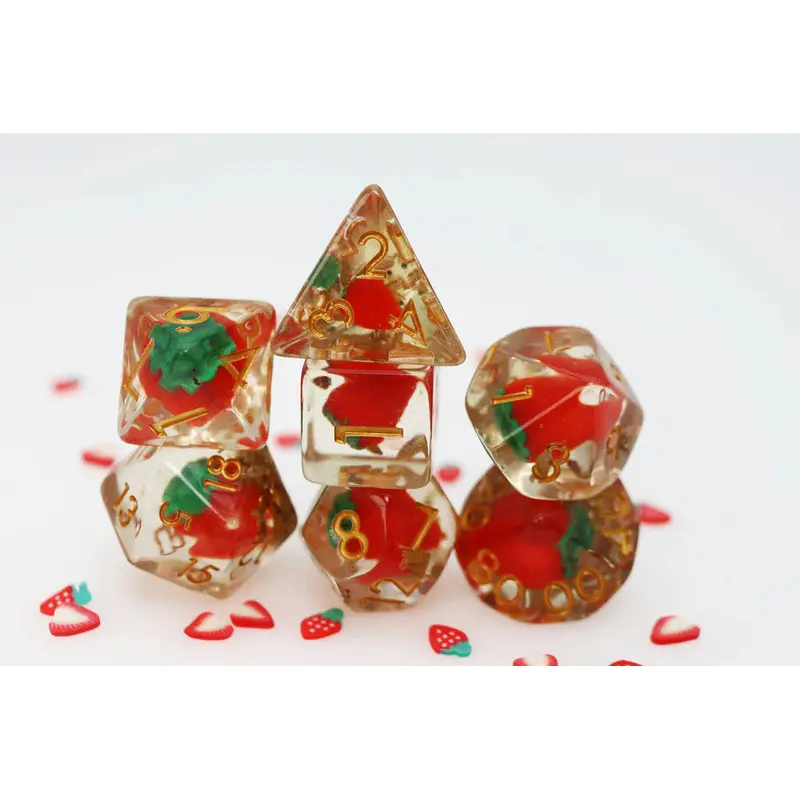 Wild Strawberries RPG Dice Set