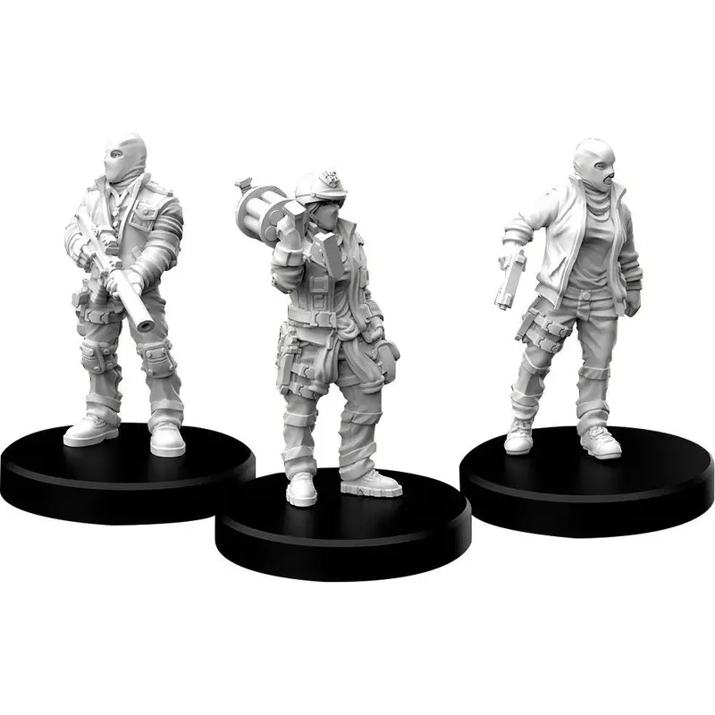 Cyberpunk Red RPG: Combat Zoners - Heavies Miniatures