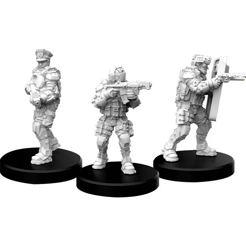 Cyberpunk Red RPG: Lawmen - Command Miniatures
