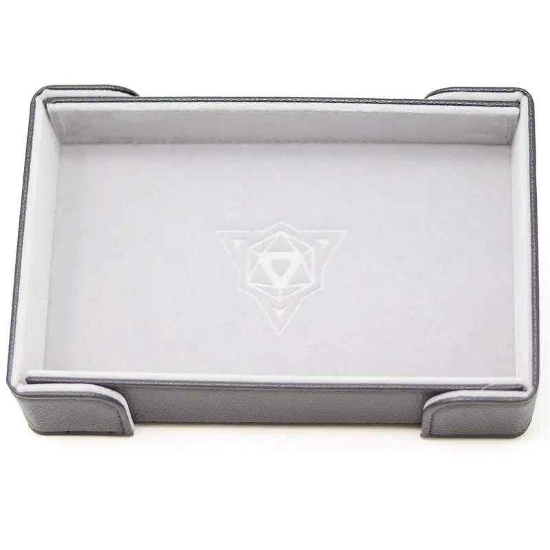 Die Hard Dice Magnetic Rectangle Dice Tray w/ Gray Velvet