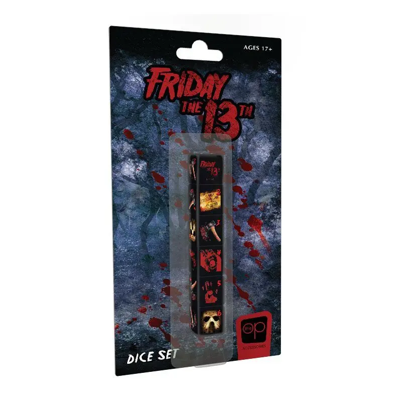 Friday the 13th 6ct D6 Dice Set