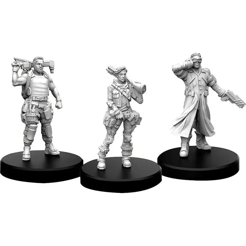Cyberpunk Red RPG: Edgerunners B - Tech, Nomad, and Fixer Miniatures
