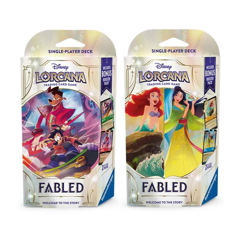 Disney Lorcana TCG: Fabled Single-Player Decks (2 options)