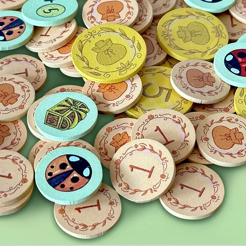 A Wild Venture Wooden Tokens